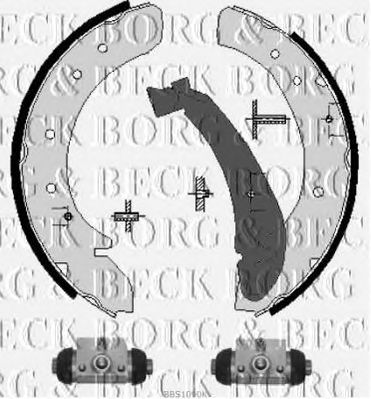BORG & BECK bbs1090k -  Комплект тормозных колодок